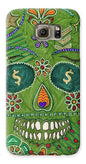 Green Machine Skull Drawing/Doodle - Phone Case