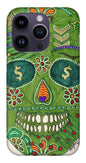 Green Machine Skull Drawing/Doodle - Phone Case