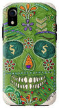 Green Machine Skull Drawing/Doodle - Phone Case