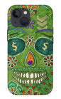 Green Machine Skull Drawing/Doodle - Phone Case