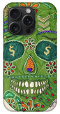 Green Machine Skull Drawing/Doodle - Phone Case