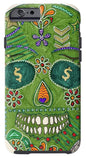 Green Machine Skull Drawing/Doodle - Phone Case