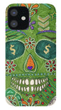Green Machine Skull Drawing/Doodle - Phone Case