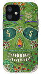Green Machine Skull Drawing/Doodle - Phone Case