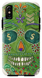 Green Machine Skull Drawing/Doodle - Phone Case