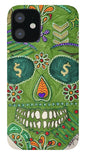 Green Machine Skull Drawing/Doodle - Phone Case