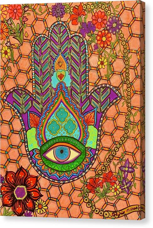 Hamsa Protection - Canvas Print