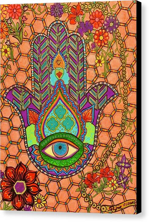 Hamsa Protection - Canvas Print