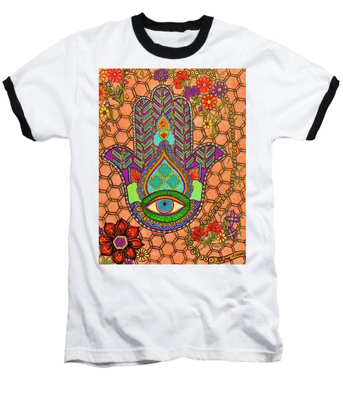Hamsa Protection - Baseball T-Shirt