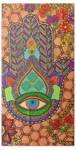 Hamsa Protection - Bath Towel