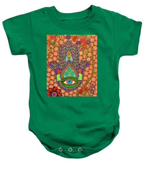 Hamsa Protection - Baby Onesie