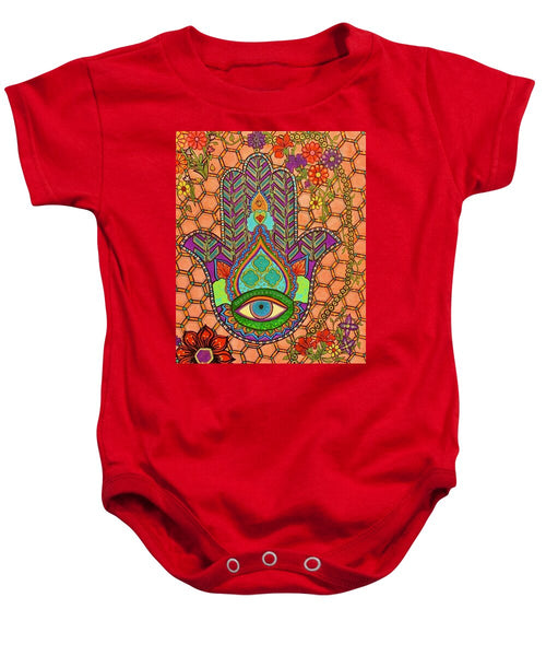 Hamsa Protection - Baby Onesie