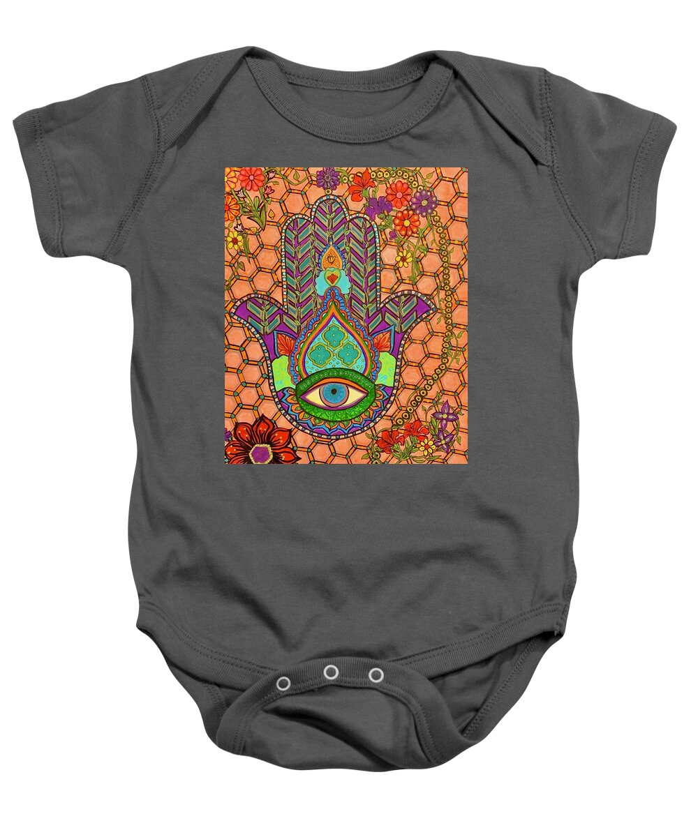 Hamsa Protection - Baby Onesie