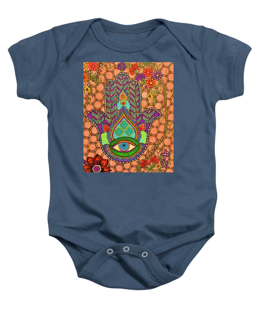 Hamsa Protection - Baby Onesie