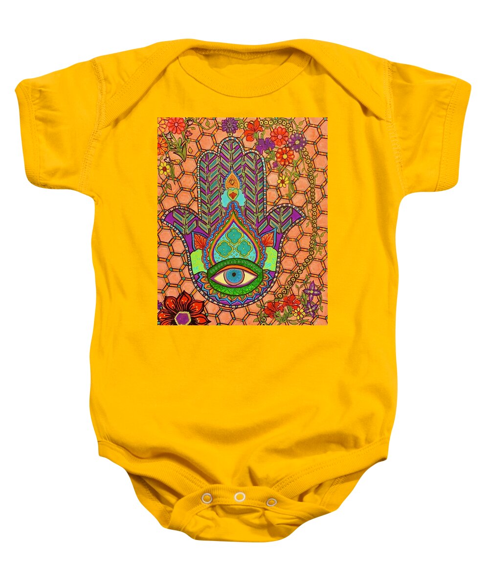 Hamsa Protection - Baby Onesie