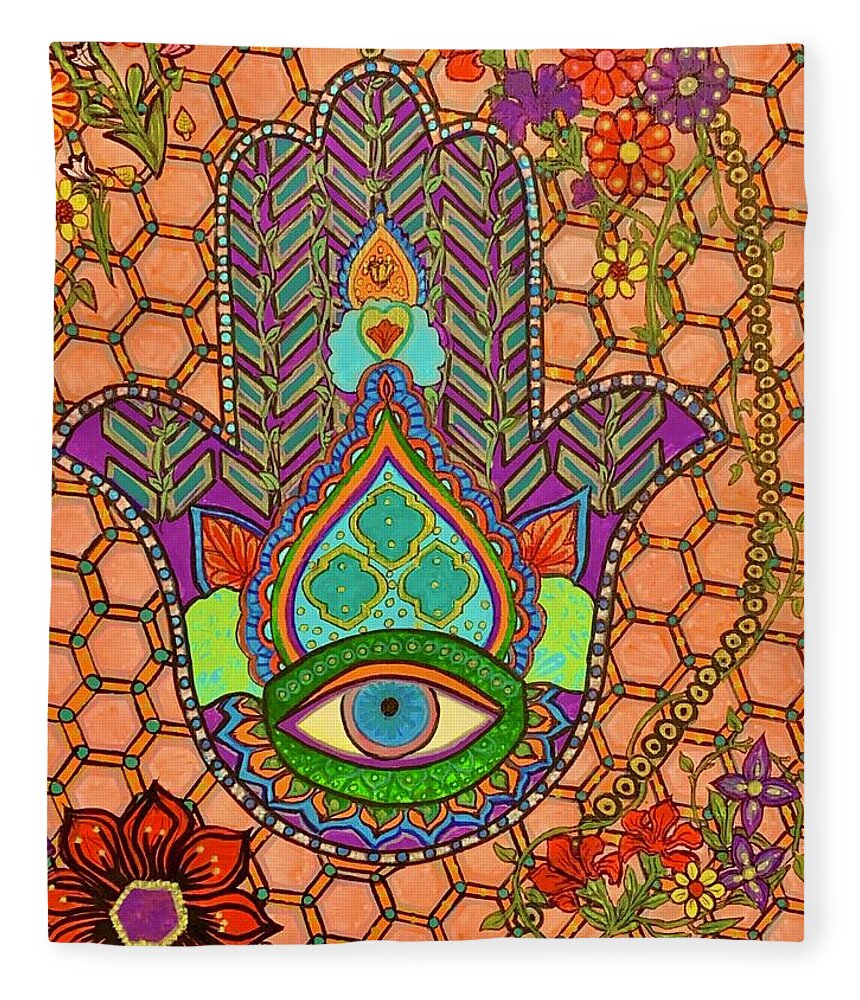 Hamsa Protection - Blanket