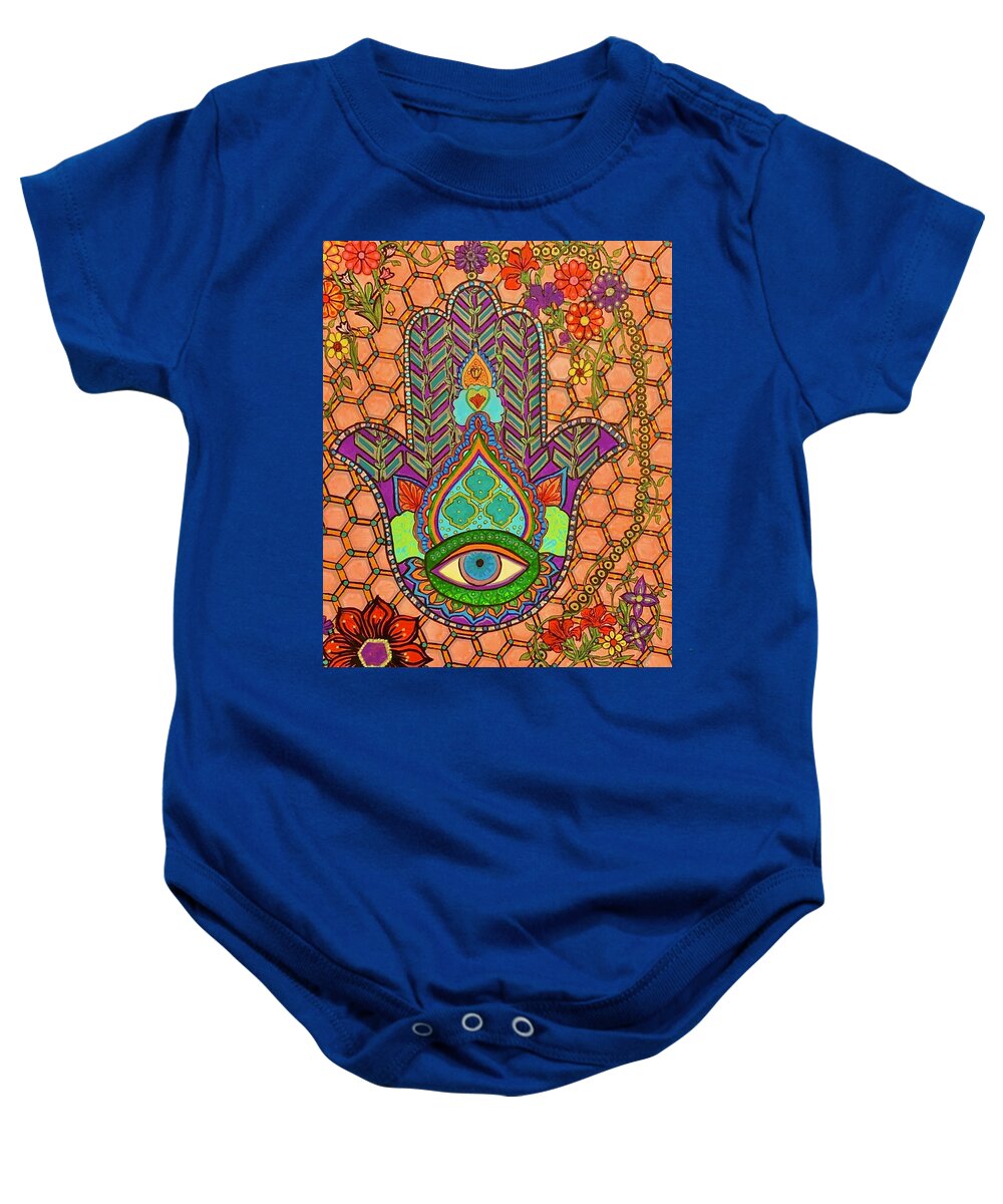 Hamsa Protection - Baby Onesie