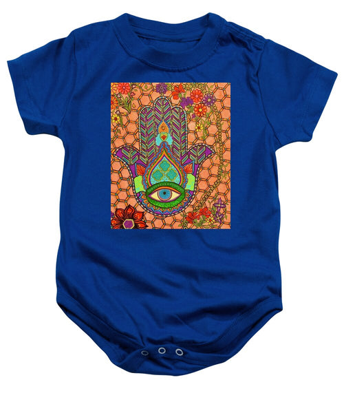 Hamsa Protection - Baby Onesie