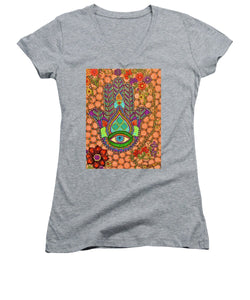 Hamsa Protection - Women's V-Neck