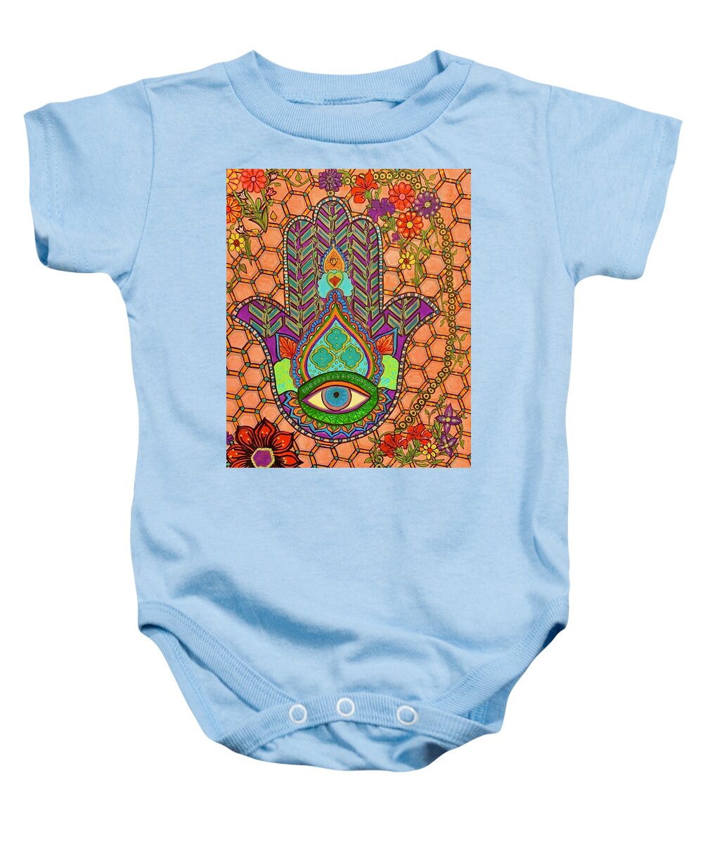 Hamsa Protection - Baby Onesie