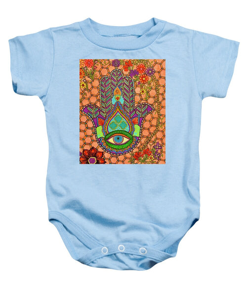Hamsa Protection - Baby Onesie