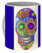 Hippy Sugar Skull Drawing/ Doodle - Mug