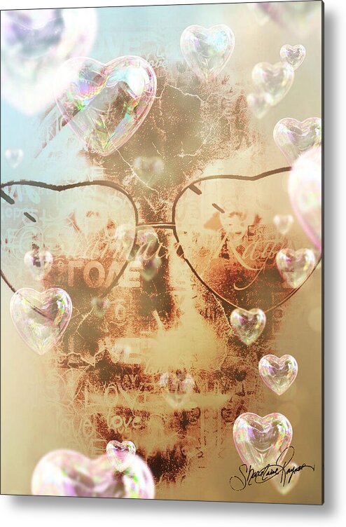 I Love You - Metal Print