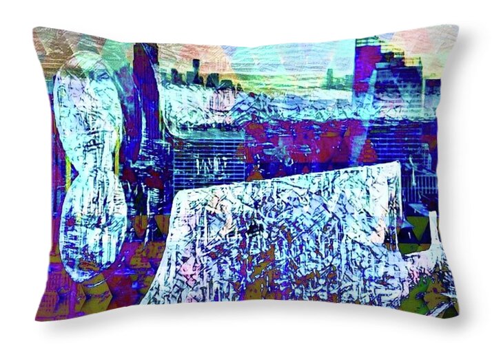 Key to New York - Throw Pillow