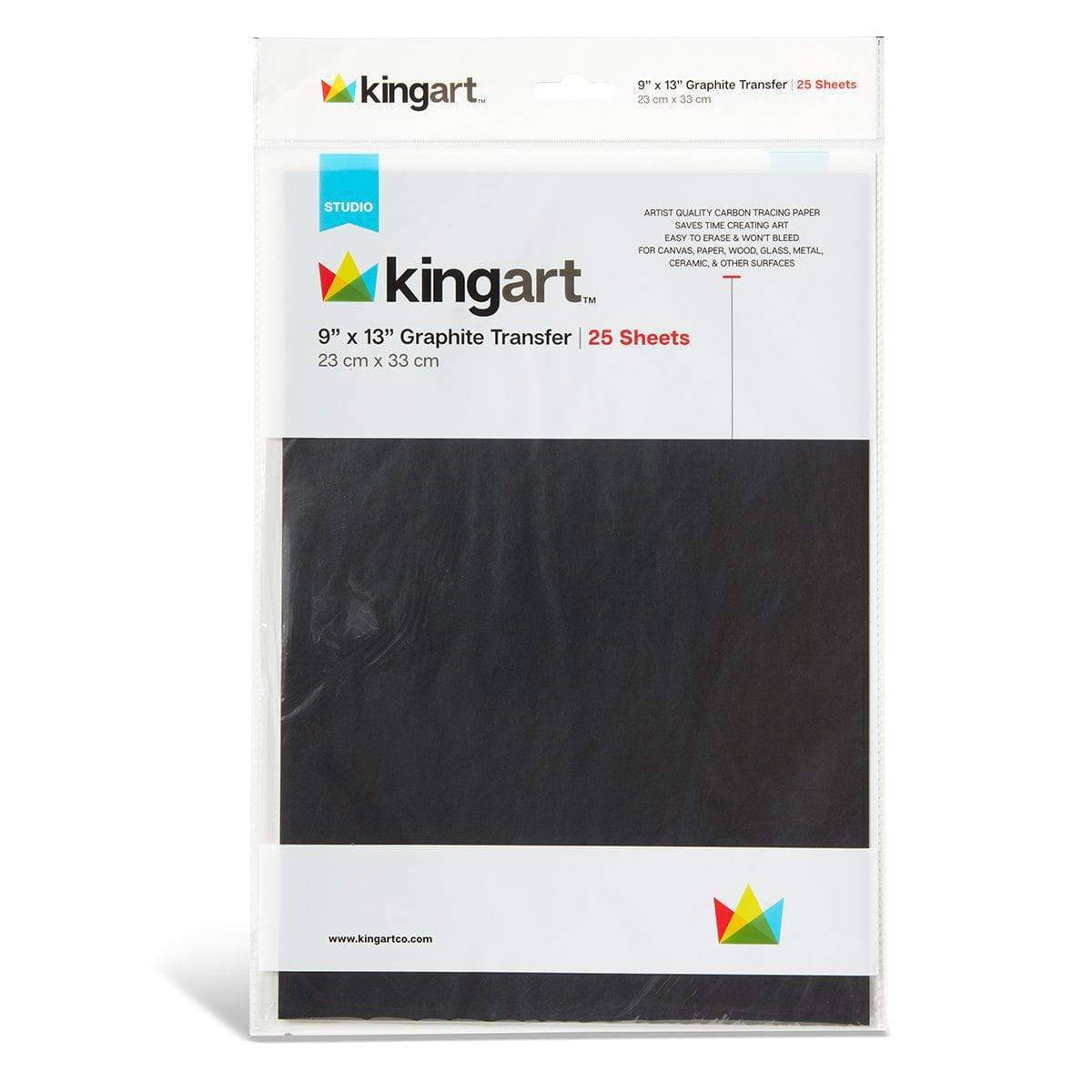 Graphite Transfer Paper 9” x 13” - 25 Sheets