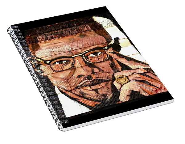 Malcolm X - Spiral Notebook