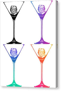 Martini Ice - Canvas Print