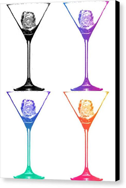 Martini Ice - Canvas Print