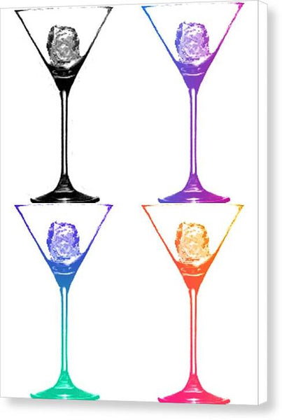 Martini Ice - Canvas Print