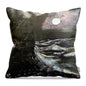 Midnight Seascape - Throw Pillow