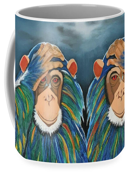 Monkeys In The Rain - Mug