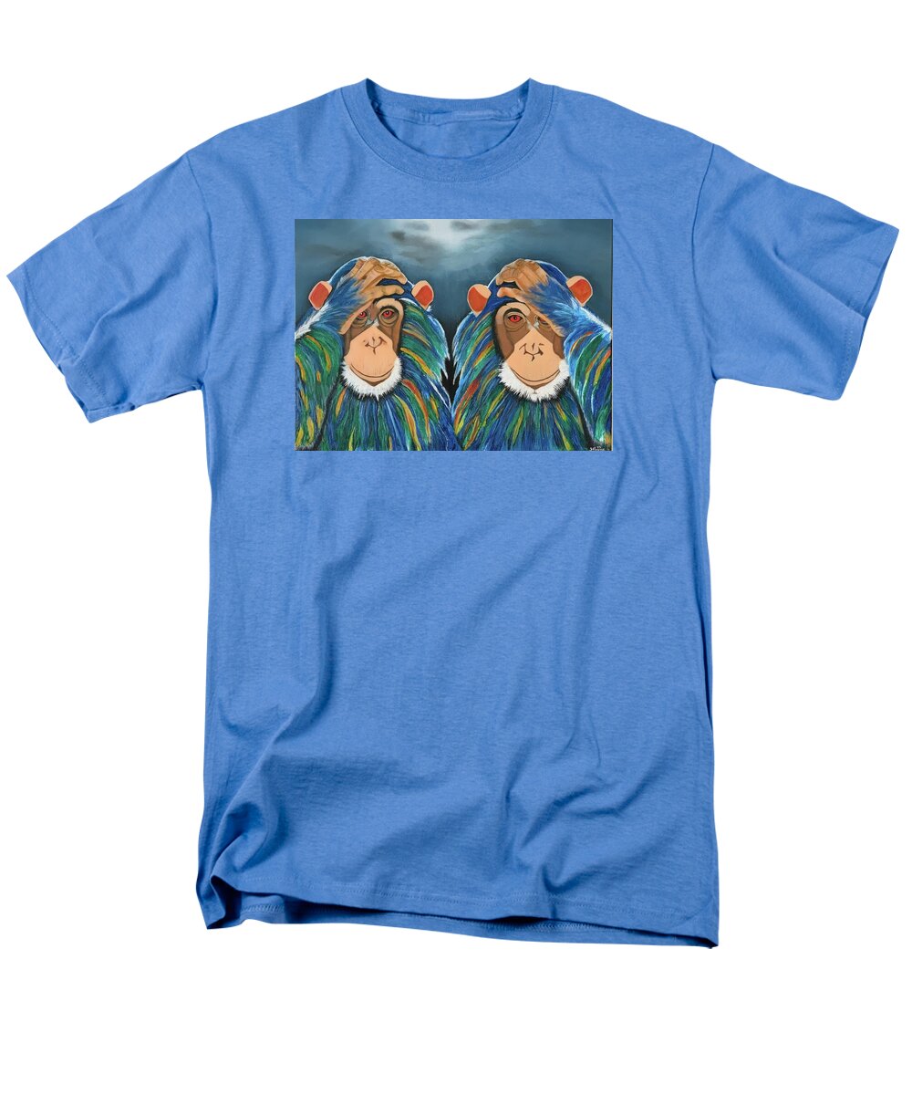 Monkeys In The Rain - Men's T-Shirt  (Regular Fit)