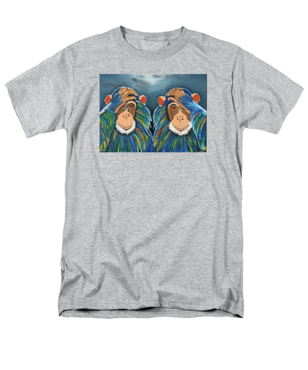 Monkeys In The Rain - Men's T-Shirt  (Regular Fit)