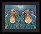 Monkeys In The Rain - Framed Print