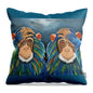Monkeys In The Rain - Throw Pillow