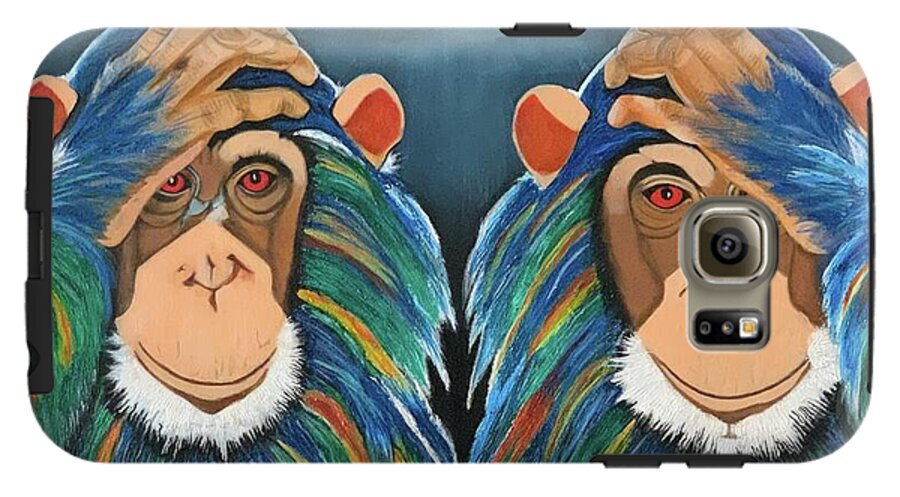 Monkeys In The Rain - Phone Case