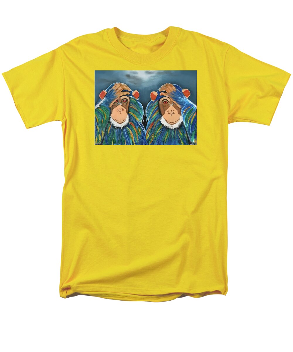 Monkeys In The Rain - Men's T-Shirt  (Regular Fit)