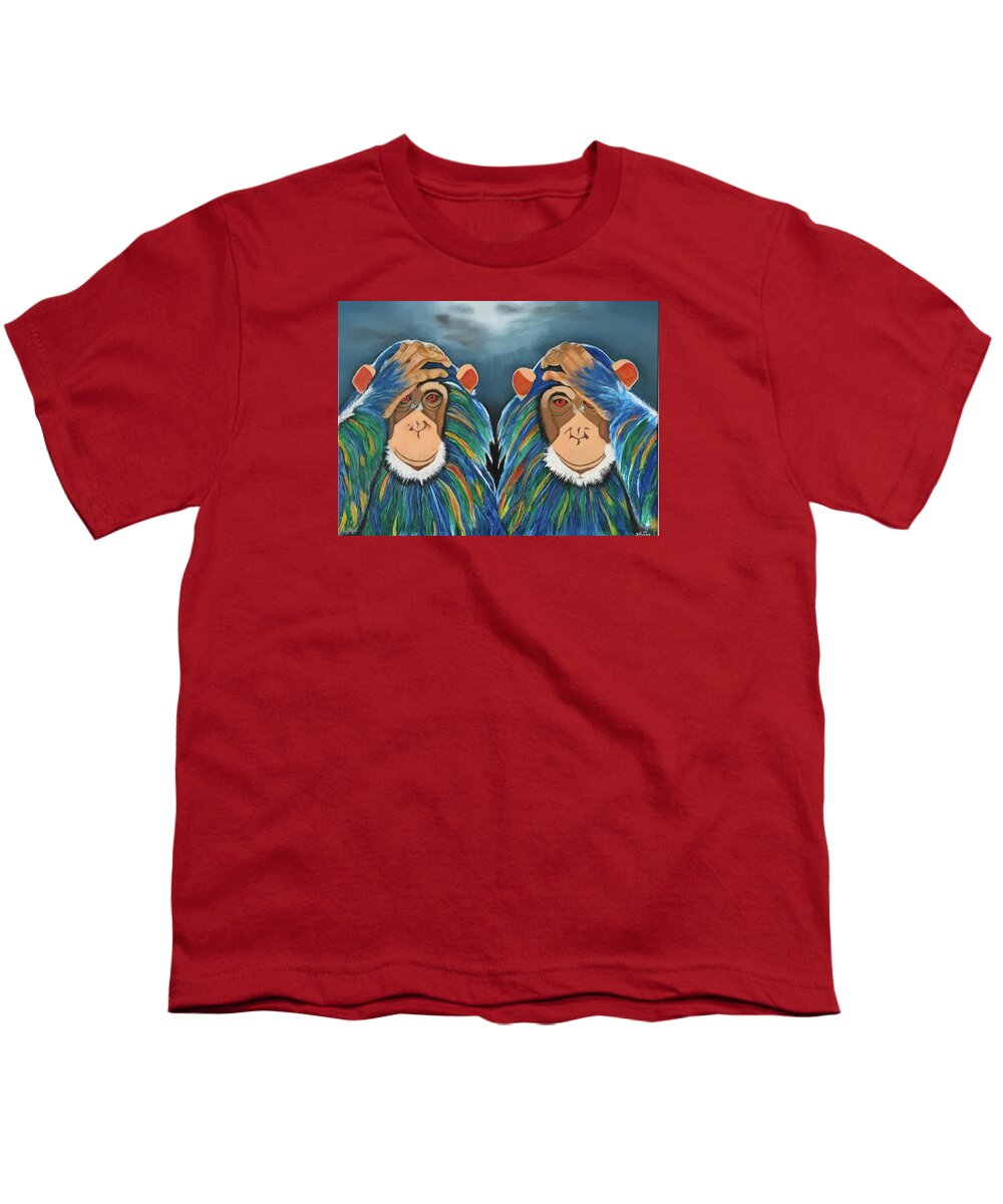 Monkeys In The Rain - Youth T-Shirt