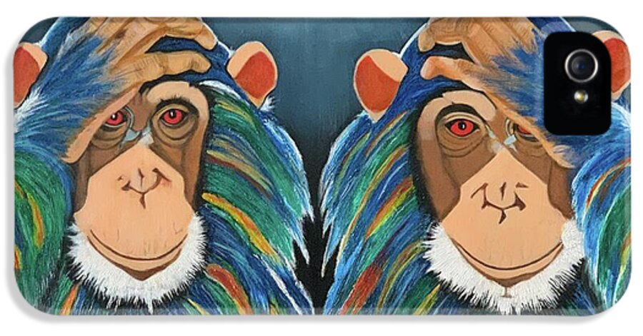 Monkeys In The Rain - Phone Case