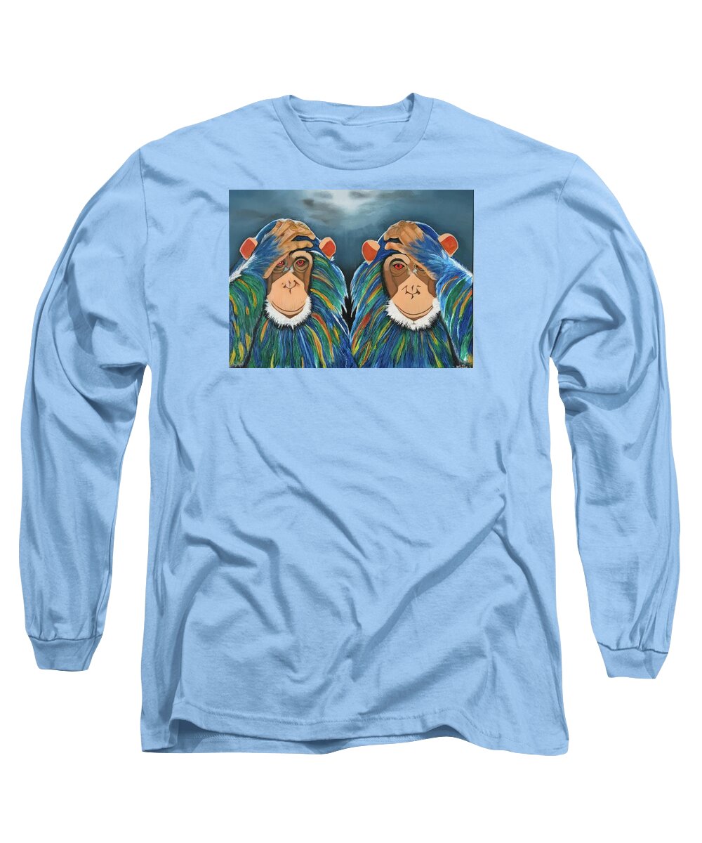Monkeys In The Rain - Long Sleeve T-Shirt