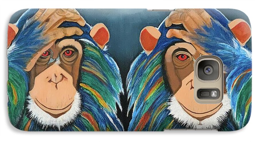 Monkeys In The Rain - Phone Case