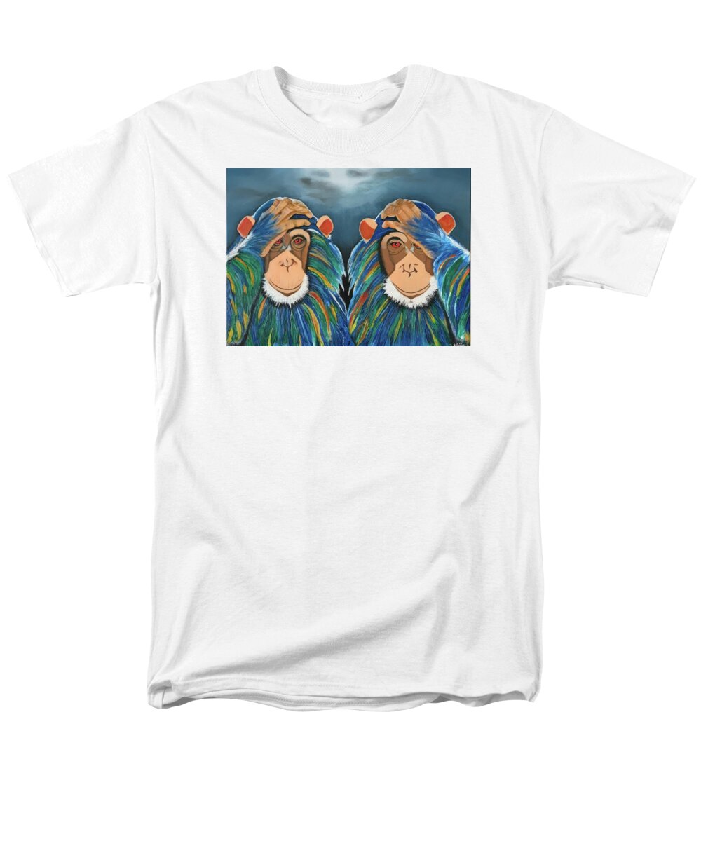 Monkeys In The Rain - Men's T-Shirt  (Regular Fit)
