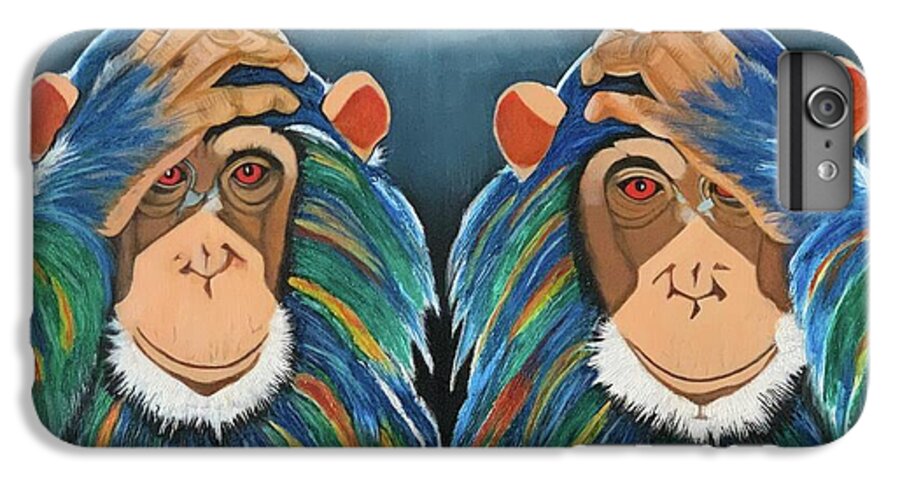 Monkeys In The Rain - Phone Case