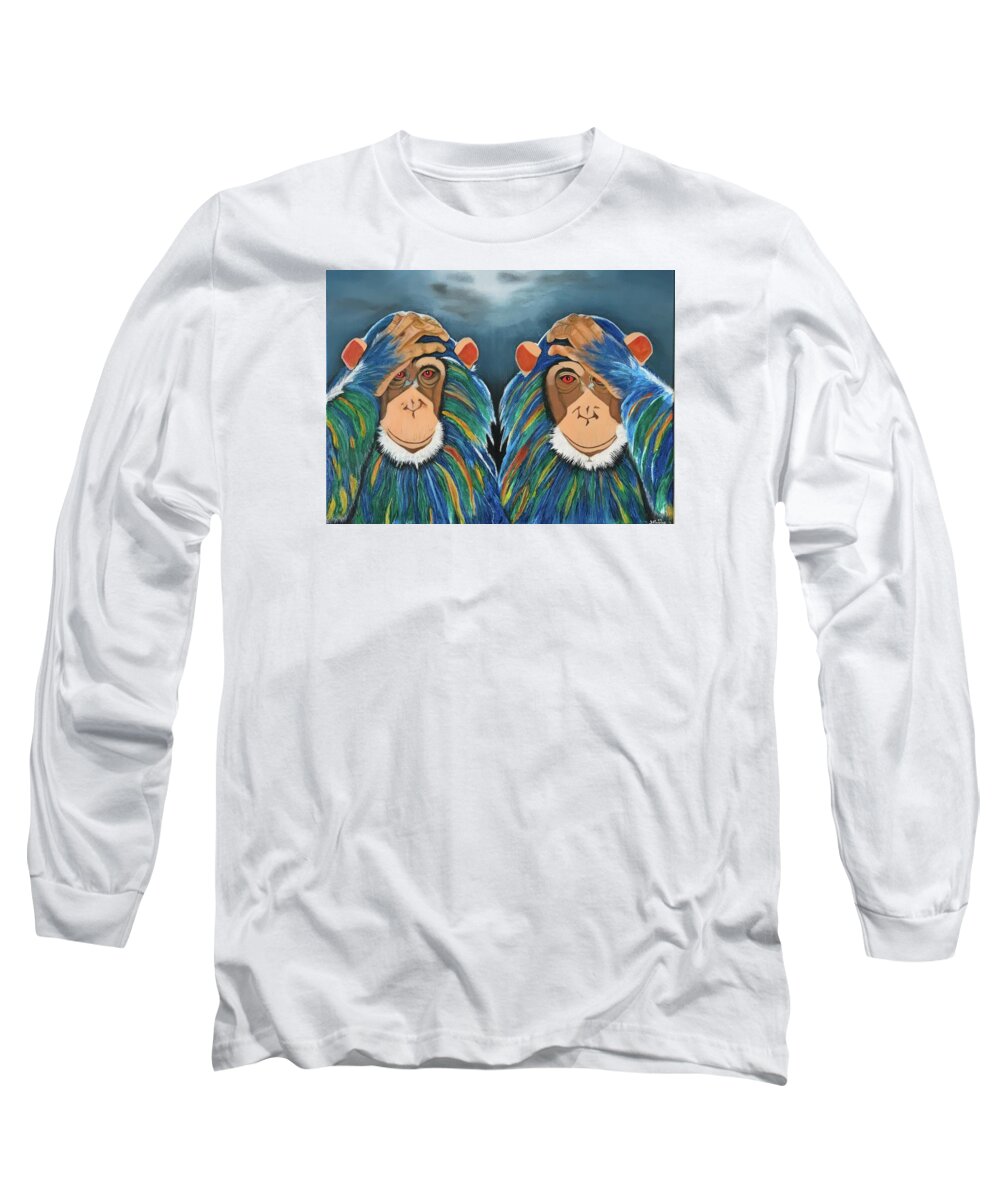 Monkeys In The Rain - Long Sleeve T-Shirt