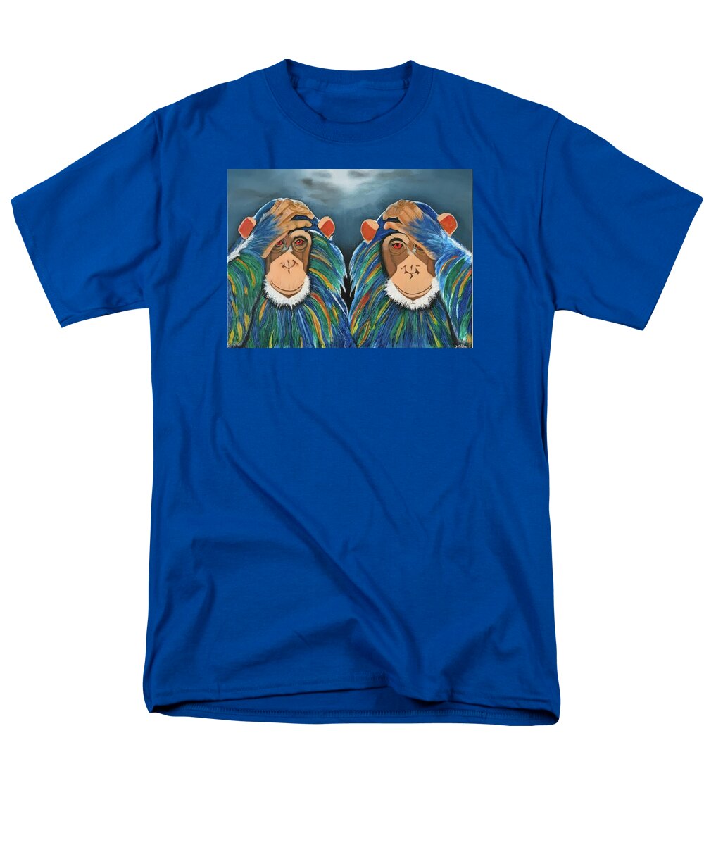 Monkeys In The Rain - Men's T-Shirt  (Regular Fit)