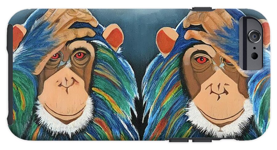 Monkeys In The Rain - Phone Case